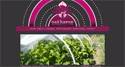 Desktop Screenshot of oakhavenpermaculture.com